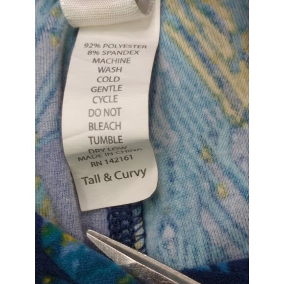 Lularoe TC Leggings Lot of 2 Jacks Game Blue Arrows Witch Hats Halloween Prints - Picture 8 of 8